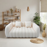 Pumpkin Cloud 2-Seater Sofa – Teddy Fabric