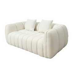 Pumpkin Cloud 2 Seater Sofa – Teddy Fabric