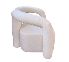 Luna Teddy Chair Cloud Hug Armchair – White Teddy Fabric