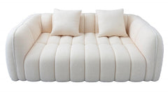 Pumpkin Cloud 2-Seater Sofa – Teddy Fabric